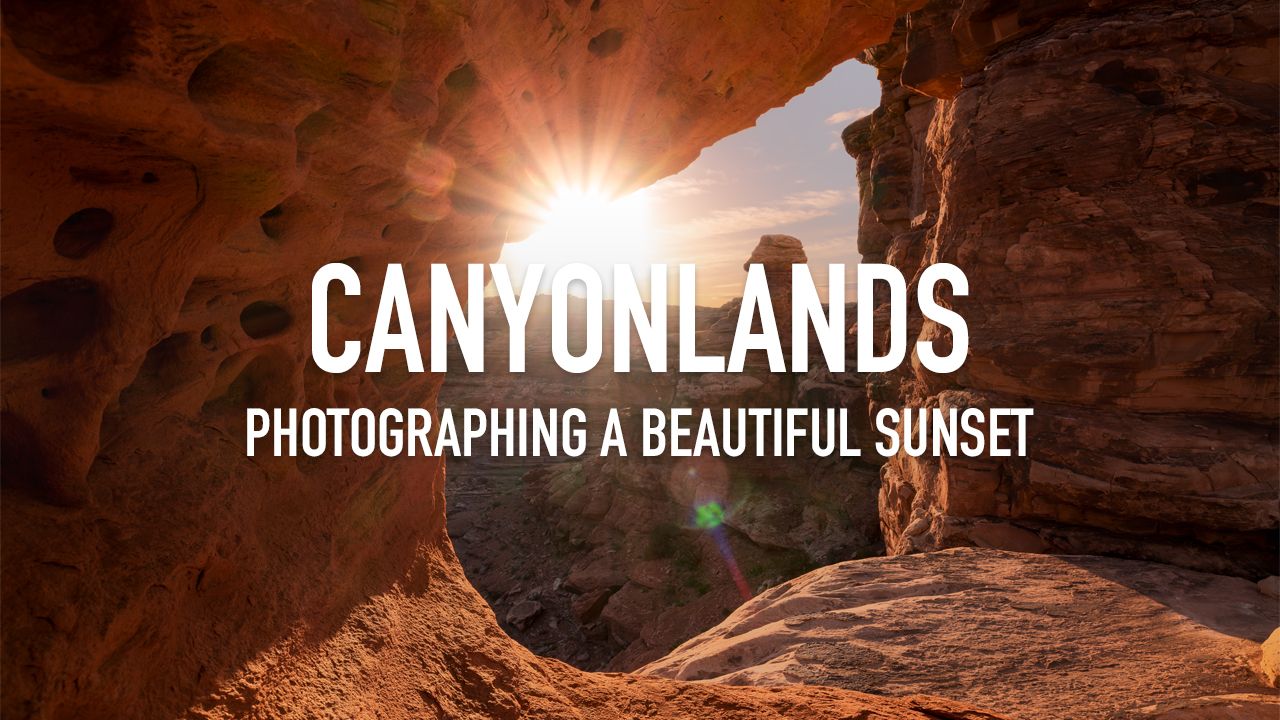 Photographing BIG SPRING CANYON OVERLOOK During a Beautiful Sunset