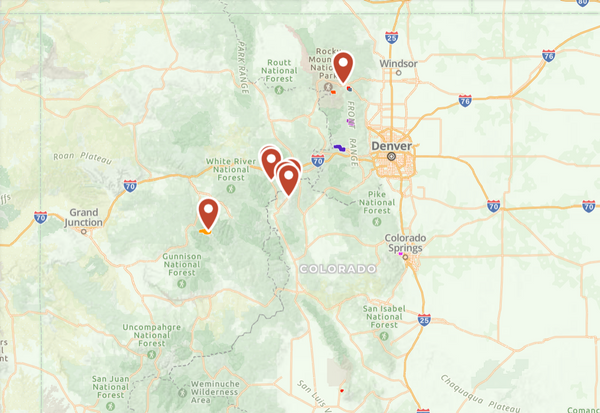 GPX Waypoints for Colorado