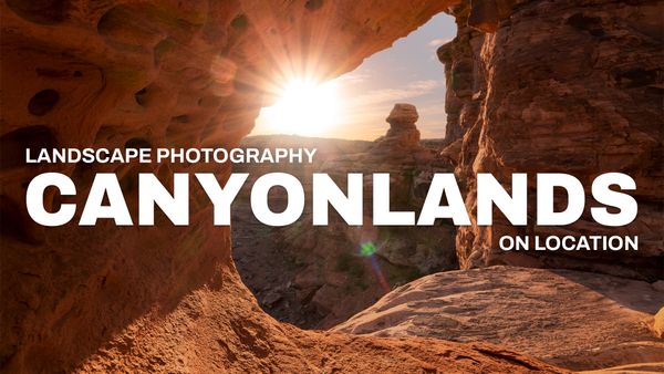 Photographing BIG SPRING CANYON OVERLOOK During a Beautiful Sunset